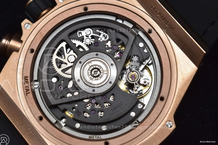 on 517 Edition King 1:1 Strap Unico Bang EasyMatch RG Rainbow 45mm Rainbow ZF A Gummy Best Big 0430